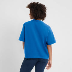 Detroit Lions Women's Essential Script Relaxed Boxy T-Shirt - Blue | Nike on sale