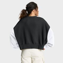 New Orleans Saints Women's Oversized Color-Block Pullover Sweatshirt - Black | Nike sale