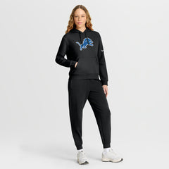 Detroit Lions Women's Club Fleece Hoodie - Black | Nike for sale