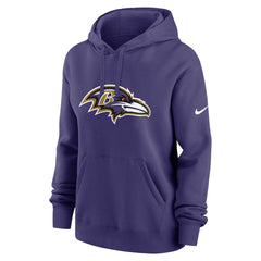 Baltimore Ravens Women's Club Fleece Hoodie - Purple | Nike online