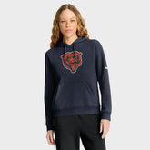 Chicago Bears Women's Club Fleece Hoodie - Navy | Nike discount