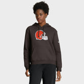 Cleveland Browns Women's Club Fleece Hoodie - Brown | Nike outlet