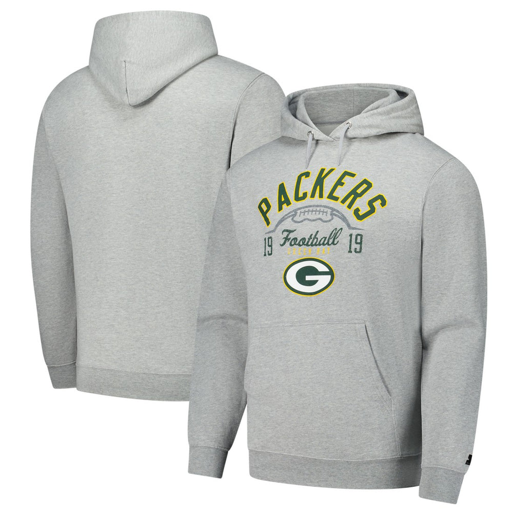 Green Bay Packers Starter Pullover Hoodie - Heather Gray online