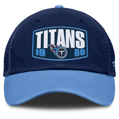 Tennessee Titans Franchise Trucker Adjustable Hat - Navy/Light Blue sale