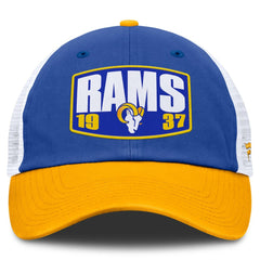 Los Angeles Rams Franchise Trucker Adjustable Hat - Royal/Gold discount