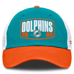Miami Dolphins Franchise Trucker Adjustable Hat - Aqua/Orange discount