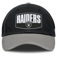 Las Vegas Raiders Franchise Trucker Adjustable Hat - Black/Gray discount