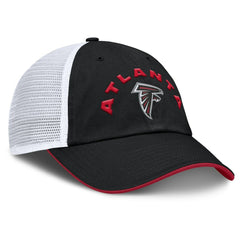 Atlanta Falcons Reverse Trucker Adjustable Hat - Black/White online