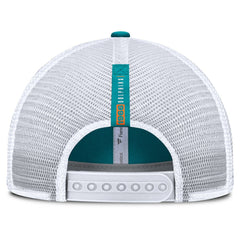 Miami Dolphins Reverse Trucker Adjustable Hat - Aqua/White for sale