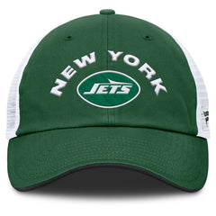 New York Jets Reverse Trucker Adjustable Hat - Green/White outlet