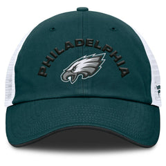 Philadelphia Eagles Reverse Trucker Adjustable Hat - Midnight Green/White discount