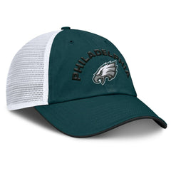 Philadelphia Eagles Reverse Trucker Adjustable Hat - Midnight Green/White discount