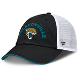 Jacksonville Jaguars Reverse Trucker Adjustable Hat - Black/White outlet