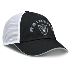 Las Vegas Raiders Reverse Trucker Adjustable Hat - Black/White online