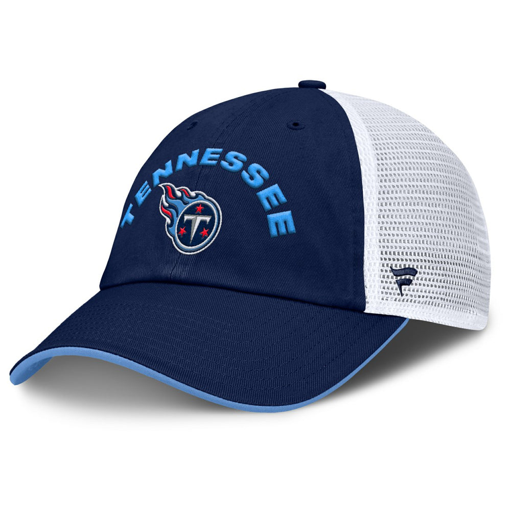 Tennessee Titans Reverse Trucker Adjustable Hat - Navy/White sale