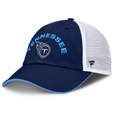 Tennessee Titans Reverse Trucker Adjustable Hat - Navy/White sale