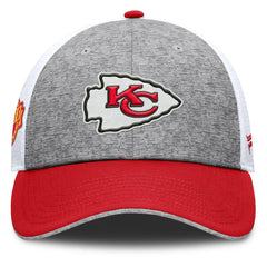 Kansas City Chiefs Option Trucker Adjustable Hat - Gray/Red on sale