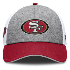 San Francisco 49ers Option Trucker Adjustable Hat - Gray/Scarlet cheap