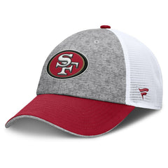 San Francisco 49ers Option Trucker Adjustable Hat - Gray/Scarlet cheap