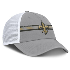 New Orleans Saints Singleback Trucker Adjustable Hat - Gray for sale