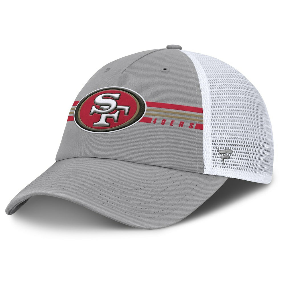 San Francisco 49ers Singleback Trucker Adjustable Hat - Gray discount