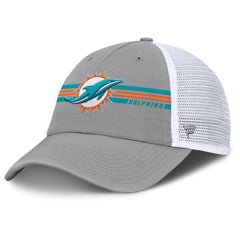 Miami Dolphins Singleback Trucker Adjustable Hat - Gray online