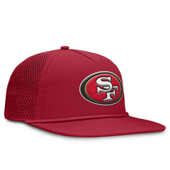 San Francisco 49ers Cryptic Trucker Adjustable Hat - Scarlet for sale