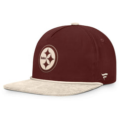 Pittsburgh Steelers NFL Reminisce Golfer Adjustable Hat - Brown sale