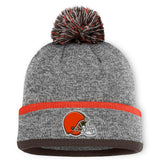 Cleveland Browns Motion Cuffed Knit Hat with Pom - Heather Gray cheap