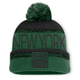 New York Jets Play Action Cuffed Knit Hat with Pom - Green/Black online