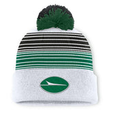 New York Jets Ghost Cuffed Knit Hat with Pom - White outlet