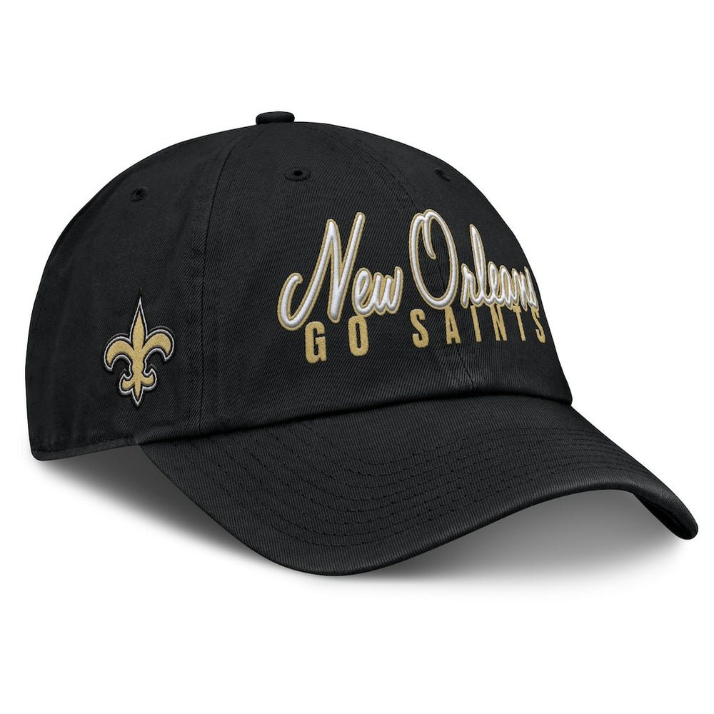 New Orleans Saints Women's Moxie Adjustable Hat - Black on sale