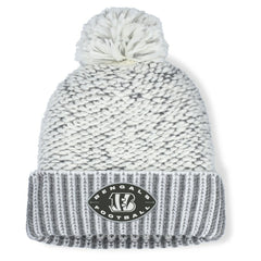 Cincinnati Bengals Women's Pro Set Cuffed Knit Hat with Pom - Heather Gray online