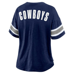 Dallas Cowboys Women's Redzone Curl Route T-Shirt - Navy on sale
