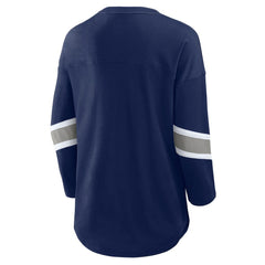 Dallas Cowboys Women's Redzone 3/4-Sleeve T-Shirt - Navy outlet