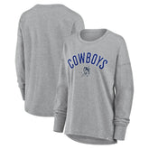 Dallas Cowboys Women's Hometown Legacy Long Sleeve T-Shirt - Heather Gray outlet