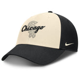 Chicago White Sox Statement Club Performance Adjustable Hat - Black/Natural | Nike