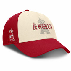 Los Angeles Angels Statement Club Performance Adjustable Hat - Red/Natural | Nike