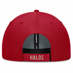 Los Angeles Angels Statement Club Performance Adjustable Hat - Red/Natural | Nike