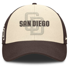 San Diego Padres Statement Club Performance Adjustable Hat - Brown/Natural | Nike