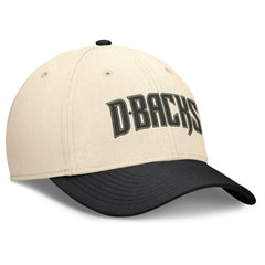 Arizona Diamondbacks Statement Rise Performance Flex Hat - Natural/Black | Nike