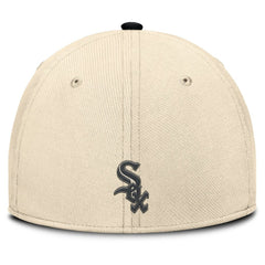 Chicago White Sox Statement Rise Performance Flex Hat - Natural/Black | Nike