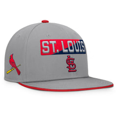 St. Louis Cardinals Punchout Snapback Hat - Gray