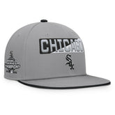 Chicago White Sox Punchout Snapback Hat - Gray