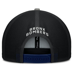 New York Yankees Cutoff Adjustable Trucker Hat - Navy/Gray
