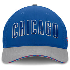 Chicago Cubs Pennant Flex Hat - Royal/Gray