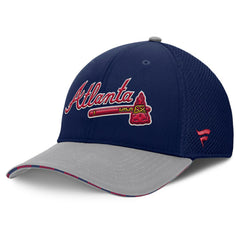 Atlanta Braves Pennant Flex Hat - Navy/Gray