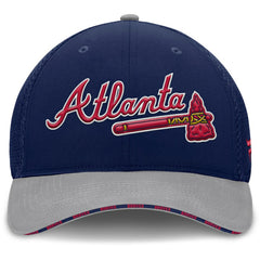 Atlanta Braves Pennant Flex Hat - Navy/Gray