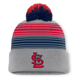 St. Louis Cardinals Balk Cuffed Knit Hat with Pom - Gray
