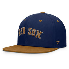 Boston Red Sox Splinter Fitted Hat - Navy/Tan